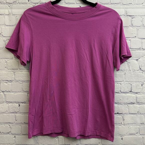 Lululemon The Fundamental T Classic Fit Pink Short Sleeve Shirt Size M** - Picture 1 of 6